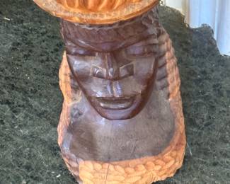 African bust