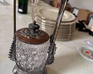 Antique pickle jar