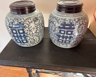 Pair of Happy Jars