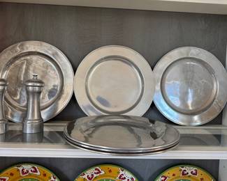 Pewter plates