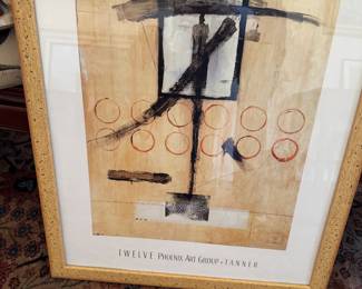 Framed art poster