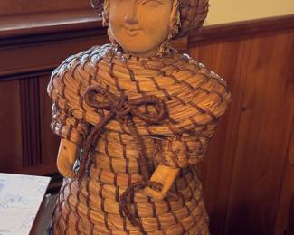 Interesting pine needle doll