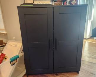 Black Storage Cabinet