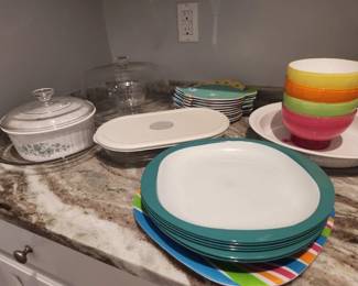 Corning Ware (some not pictured)