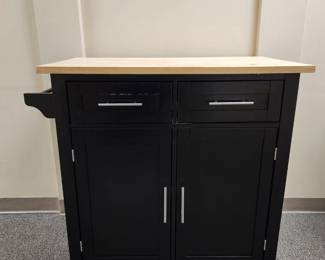 Coffee / Tea cart, rolling storage cart or cabinet for beverages