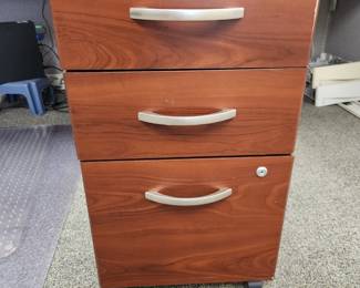 Rolling Bush under the desk or stand alone file drawer.