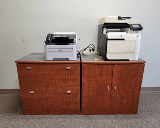 Bush filing cabinets and printers