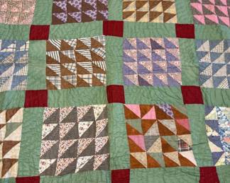 Antique Hand Stitched Quilt