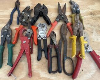 (13) Tin Snips and Wire Cutters