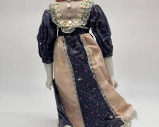 Antique German Doll with Porcelain Head