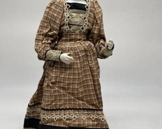 Antique German Doll with Porcelain Head