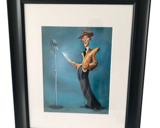 Frank Sinatra by Pop Art artist David O’Keefe who showed his art in a St. Armands gallery