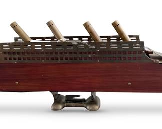 Model ship; no maker’s mark