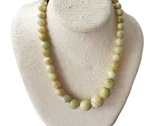 Genuine jade necklace
