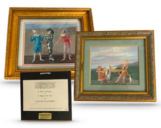 Two decorative prints by British artist Claude Harrison who was represented in Sarasota primarily by Oehlschlaeger’s on St. Armands.  Barrow Wife was the name of the home and art studio of Claude and his wife, Audrey.