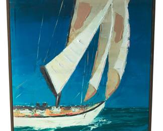 "Home Run" by John Burrows; giclee 