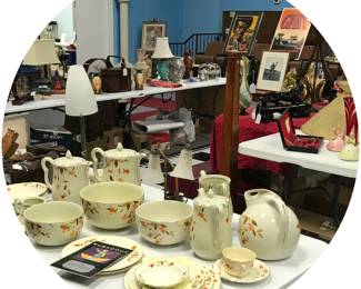 Jewel Tea Co. “Autumn Leaves” dishware by Hall Co.