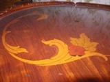Top of Desk. Mahogany InLay