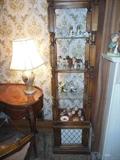 Open Lighted Curio Cabinet