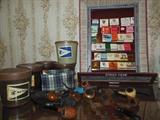 Vintage Pipes have sold.Matches are still there tobacco in canistors? some have sold also