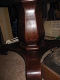 Double Pedestal 1800's Solid Oak Table