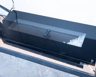 Wall mount electric fireplace