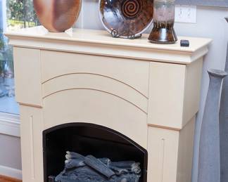 Electric heating fireplace