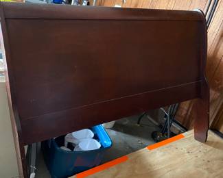 Queen sleigh bed headboard