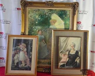 2136  3 Framed Artworks