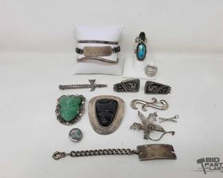 911  Sterling Silver Rings, Bracelets, Cufflinks  Pins,