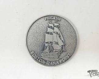 1750  Pilgrim Boston Dana Point Medal
