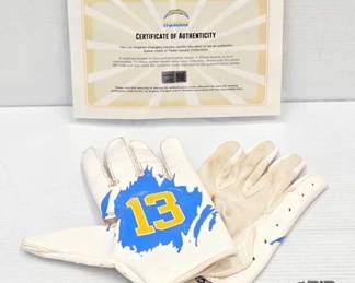 1866  Keenan Allen Los Angeles Chargers Game Worn