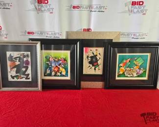 2164  Signed Joan Miro and David Schulss Framed