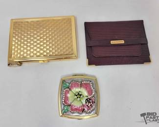 1906  Cigarette Case, Mirror and Wallet