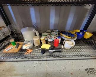 5236  Plates, Cups, Mugs, Wine Glasses, Silverware 
