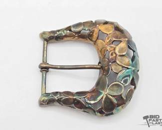 920  Angela Cummings Sterling Silver Belt Buckle, 54g