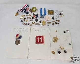 1949  Pins, Patches and Medals Collection