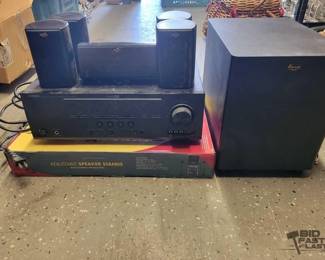 5566  Yamaha AV Receiver, Klipsch Surround Sound