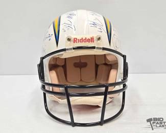 1858  2013 Team Signed San Diego Chargers Helmet