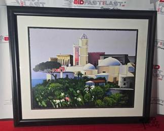 2152  Island of Ischia Signed Igor Medvedev Framed