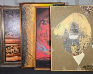 2206  4 Signed Artworks