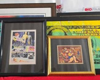 2172  5 Signed Framed Artworks