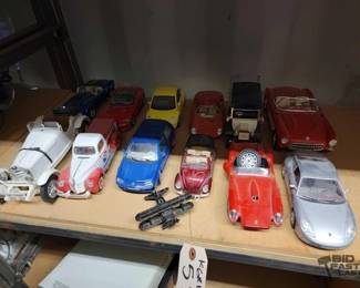5573  12 Diecast Toy Cars  Airplane Pencil
