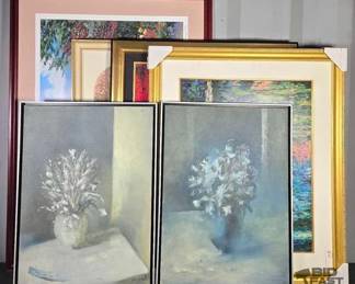 2202  7 Framed Artworks