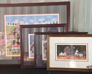 2234  4 Wooster Scott Signed  Framed Prints