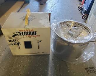 5204  Belgique Classique 20Qt Stainless Steel Stockpot