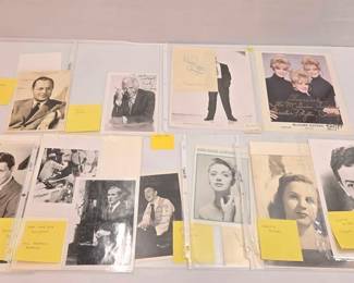 1965  Signed Celebrity Photographs