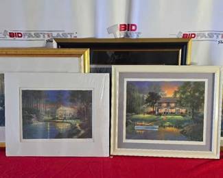 2134  5 Signed Framed Limited Edition Prints