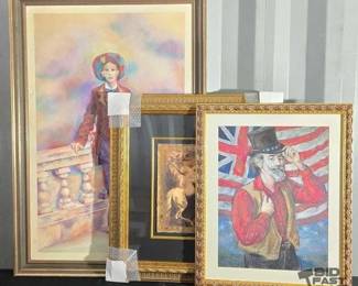 2210  3 Signed Artworks