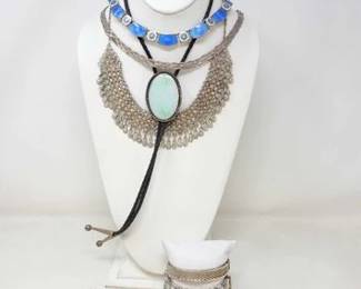 913  Sterling Silver Necklaces, Bracelets  Earrings,